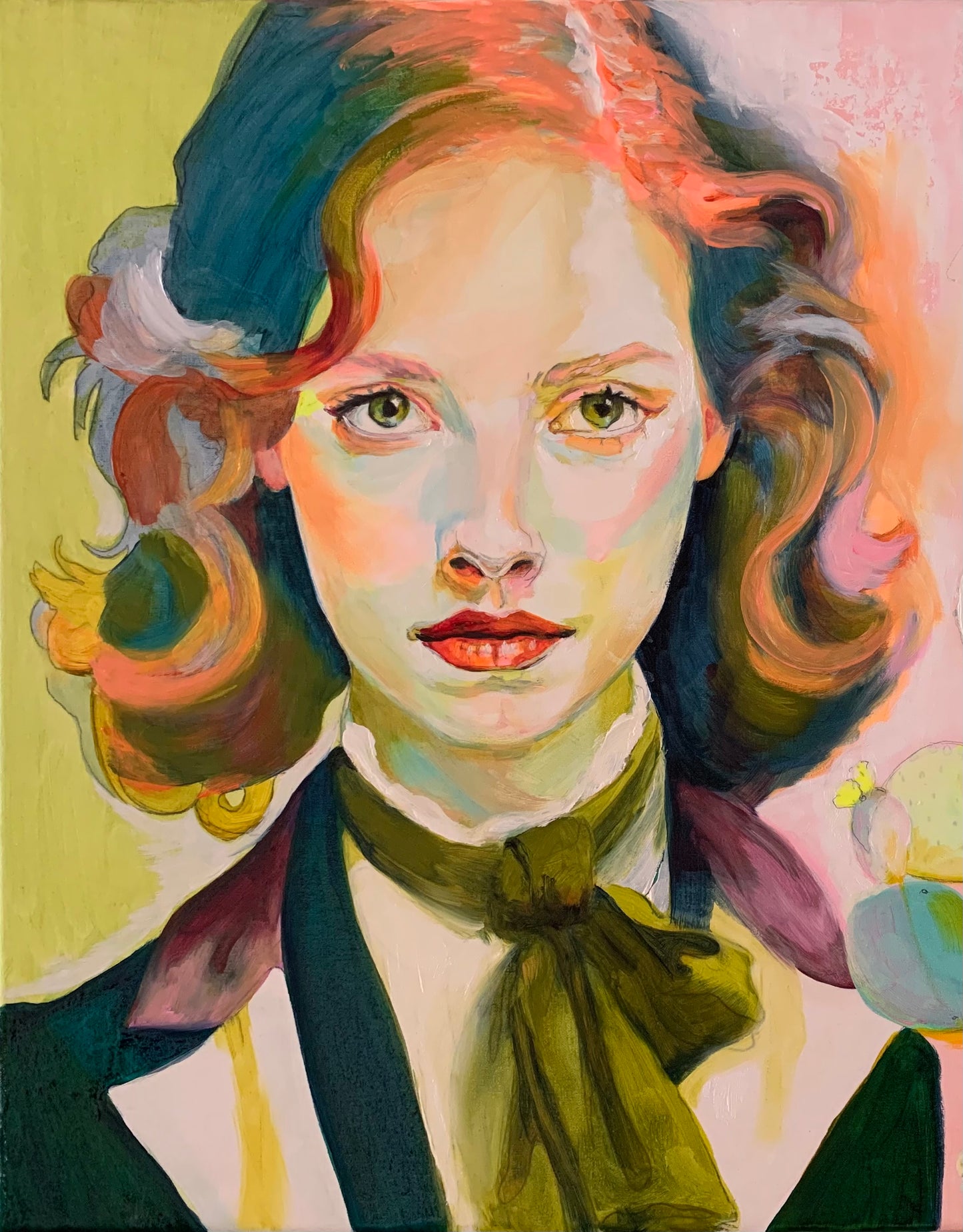 Original Oil Painting - “Holding the Bloom”