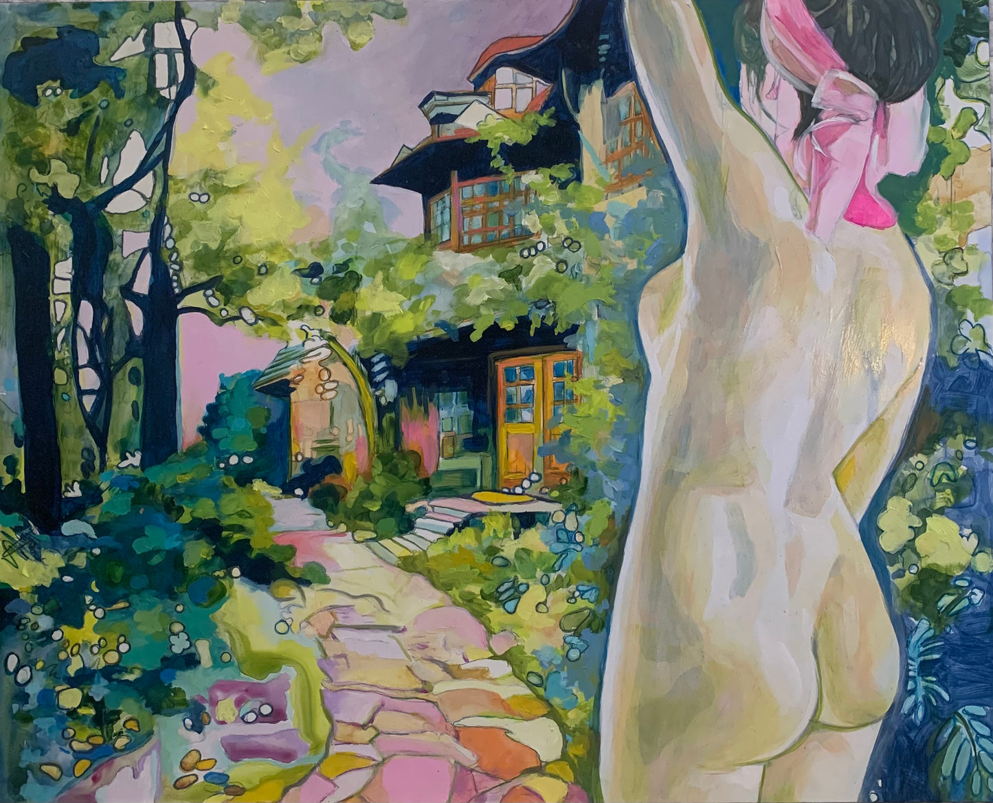 Oil Painting - "Vulnerability Path"