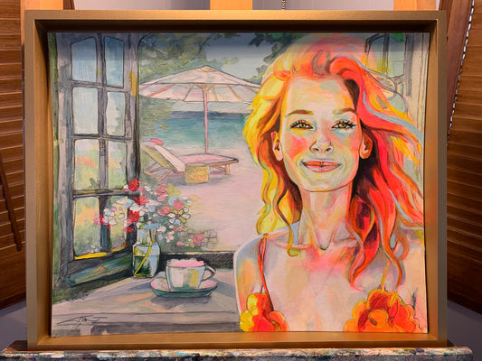 Oil Painting - "Became! Radiant Peace”