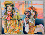 Original Oil Painting - "Peace Destiny Connection”