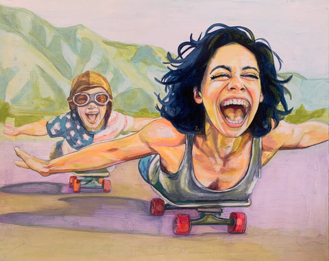 Oil Painting - "Fearless Inertia”