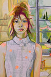 Original Oil Painting - "While No One Was Looking”
