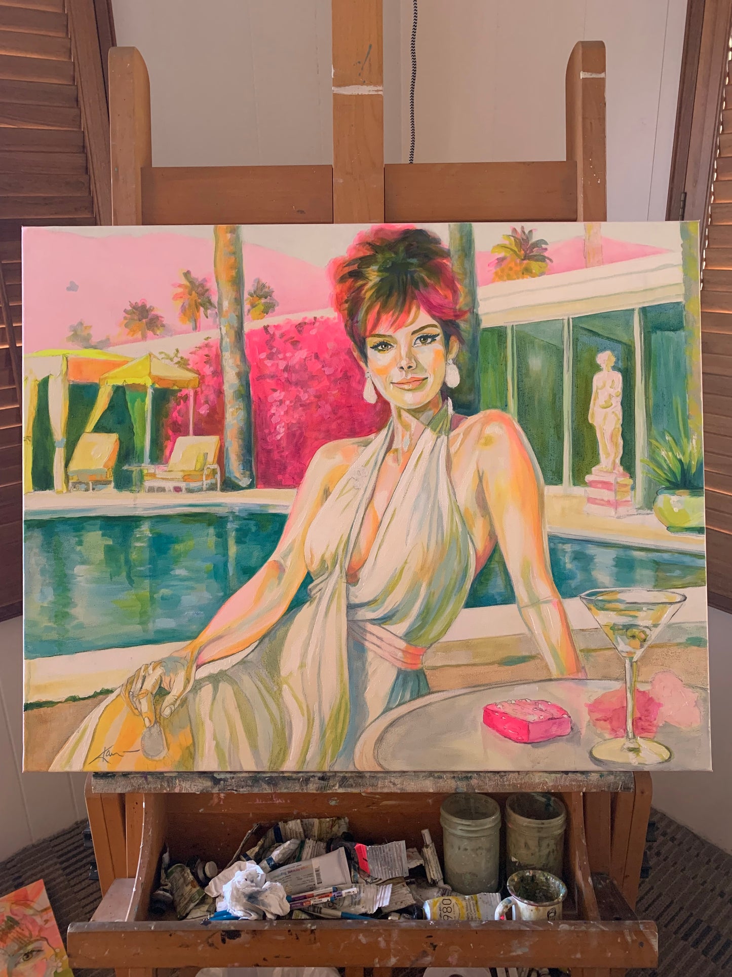 Original Oil Painting - “Champagne Weather’