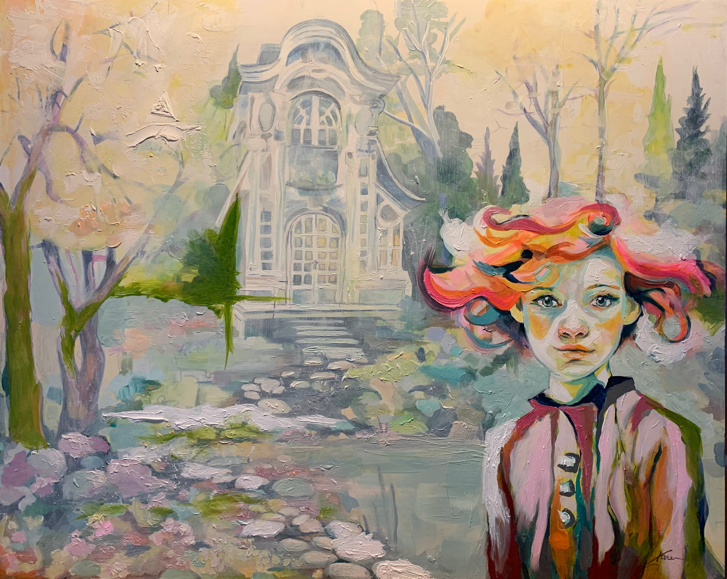 Original Oil Painting - “the mountain is you”