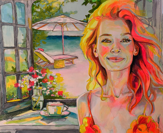 Oil Painting - "Became! Radiant Peace”