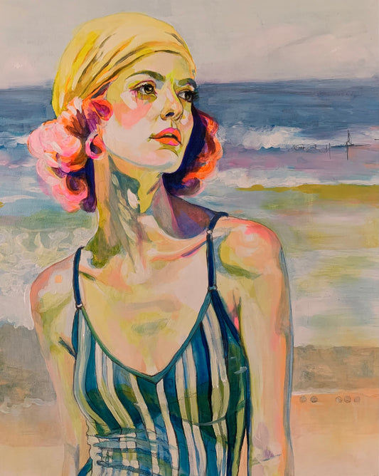 Original Oil Painting - “Did the Ocean Change Too”