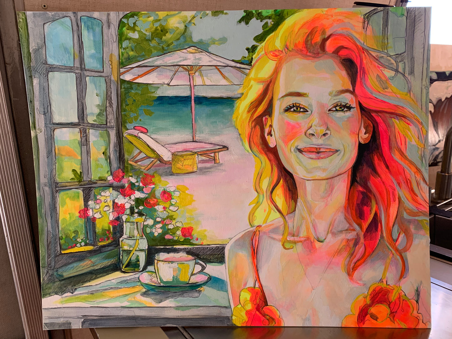 Oil Painting - "Became! Radiant Peace”