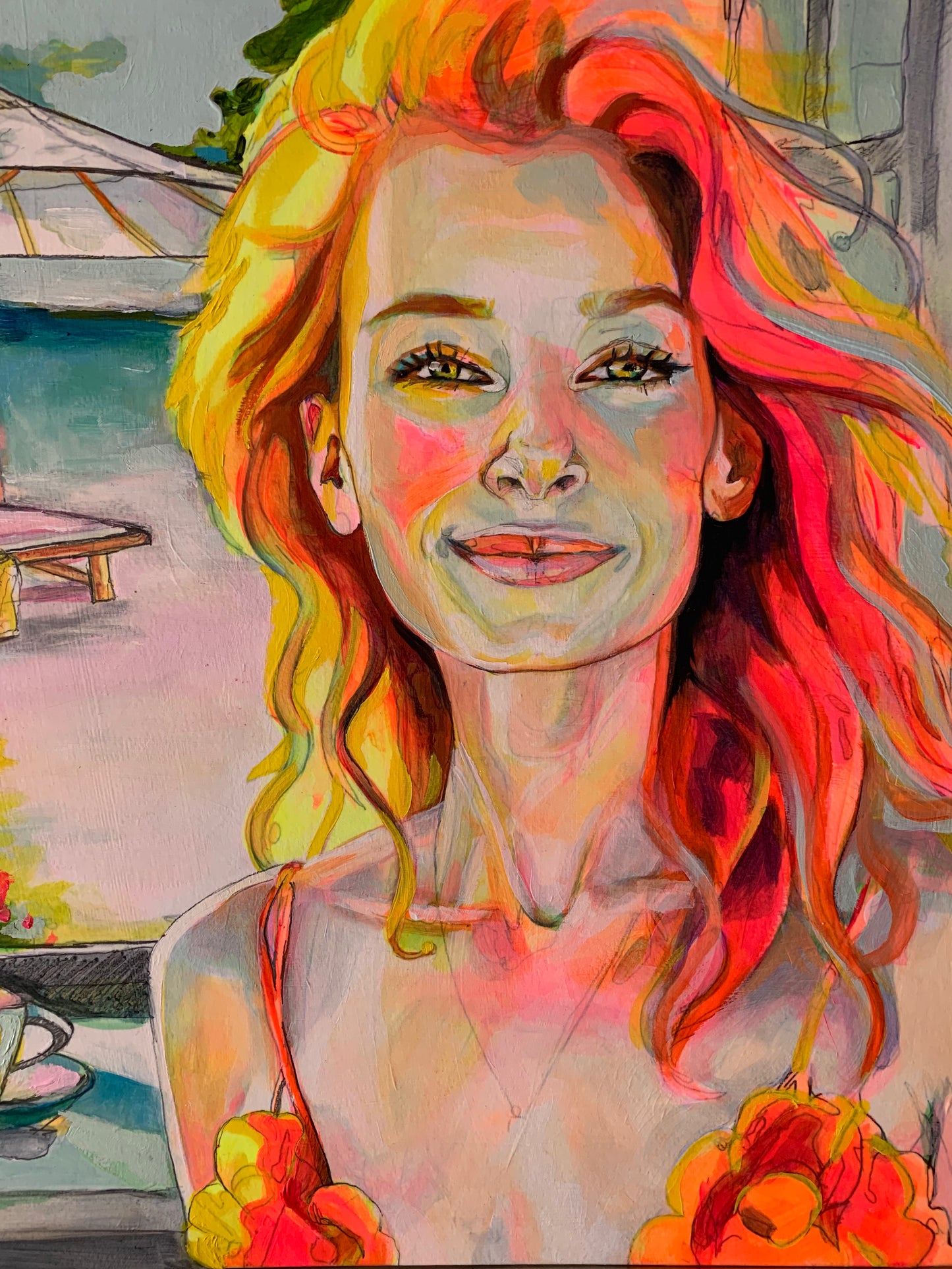 Oil Painting - "Became! Radiant Peace”