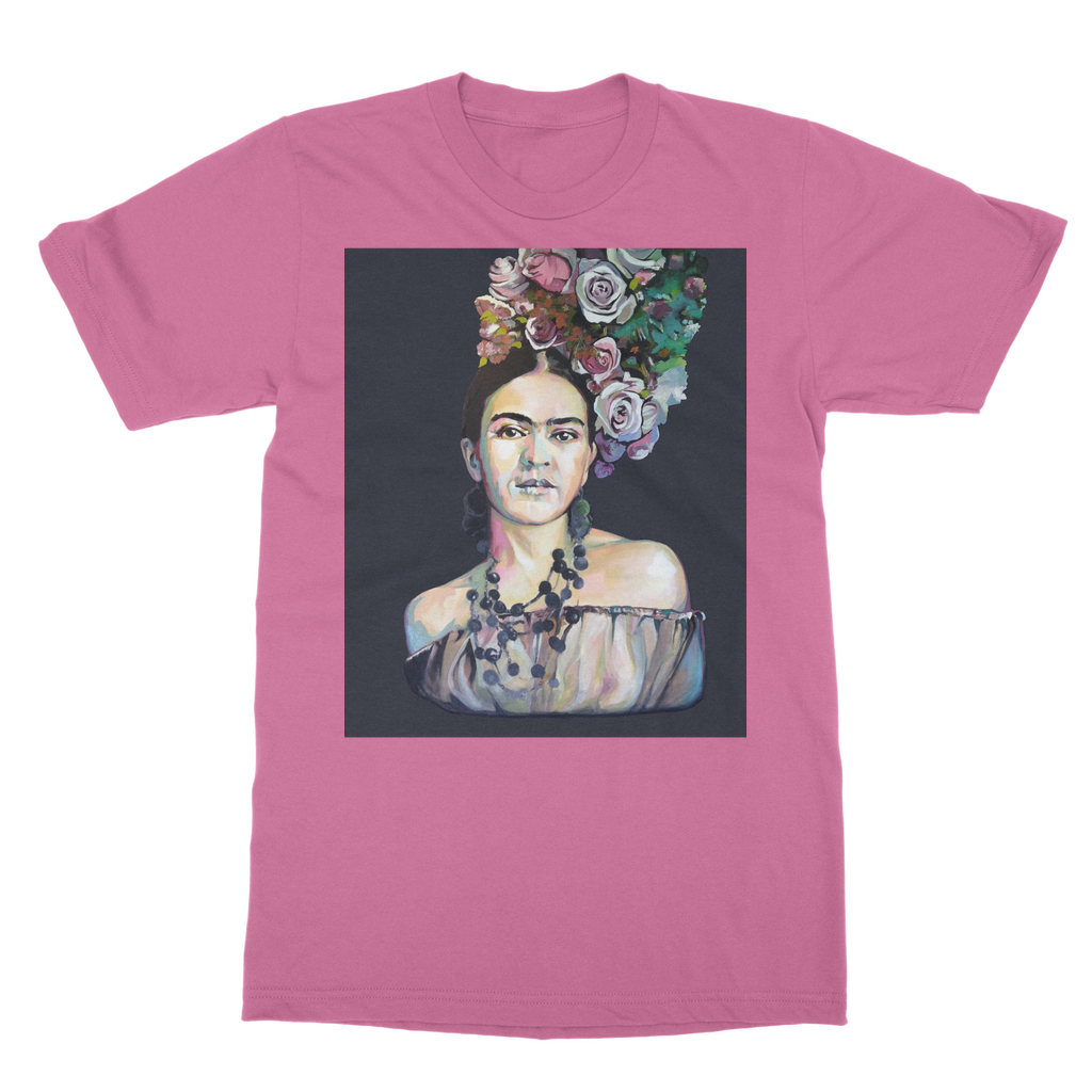 Frida - black background Classic Adult T-Shirt