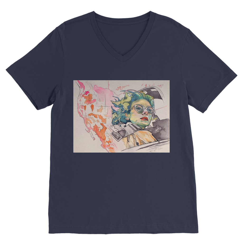Explore Premium V-Neck T-Shirt