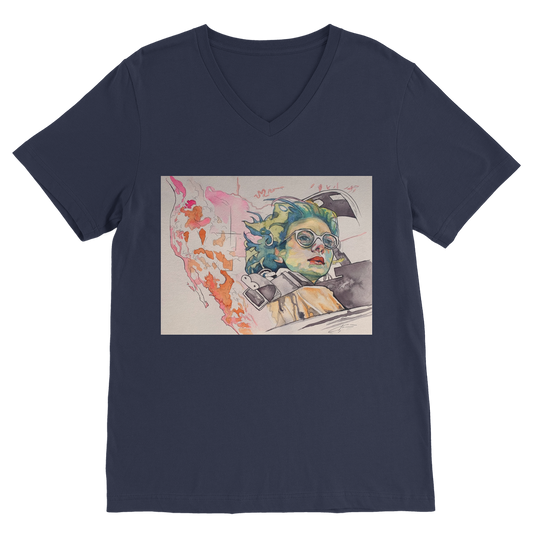 Explore Premium V-Neck T-Shirt