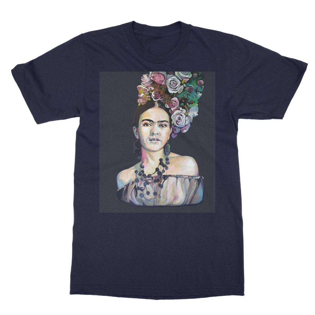 Frida - black background Classic Adult T-Shirt