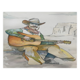 Folded Cards - Cowboy guitar