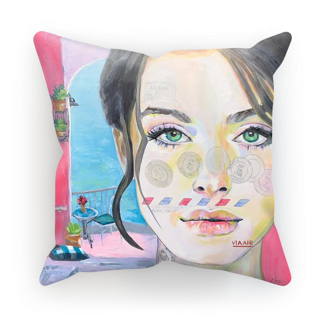 Airmail Cushion Cover