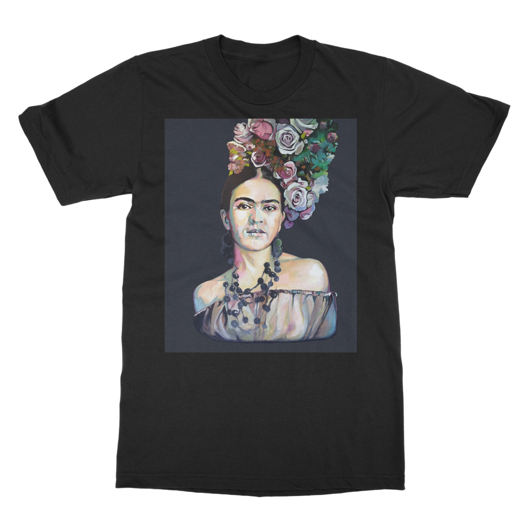 Frida - black background Classic Adult T-Shirt