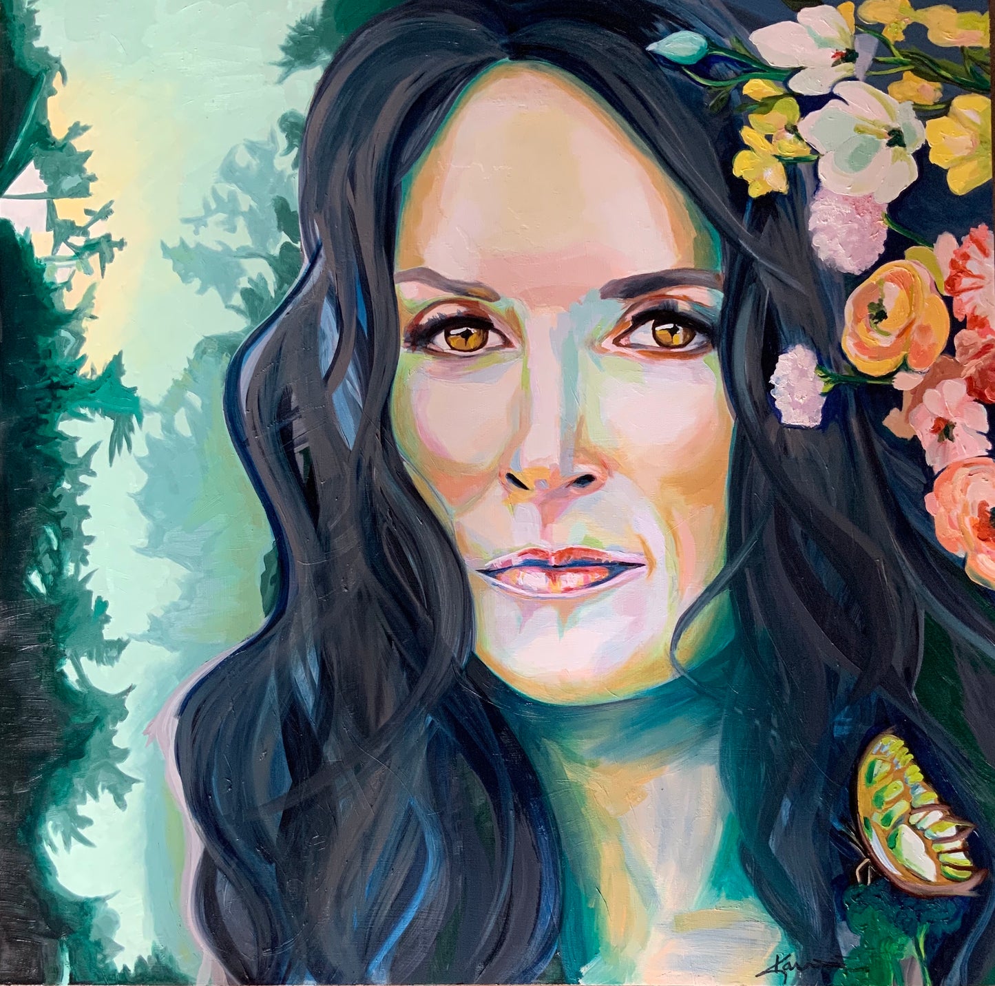 Oil Painting commission - Karen Ann Jones ~ artist
