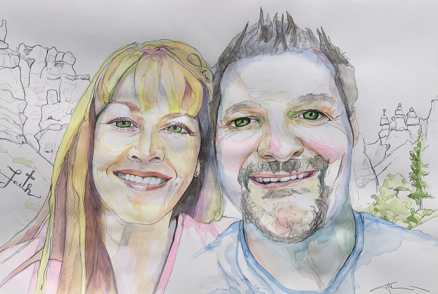 Watercolor Painting commissions - Karen Ann Jones ~ artist