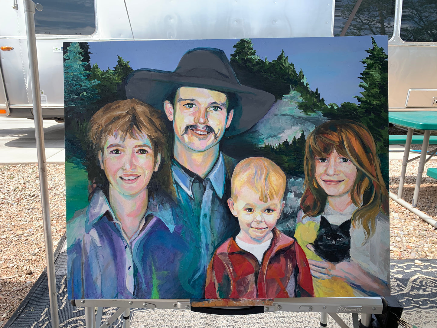 Oil Painting commission - Karen Ann Jones ~ artist