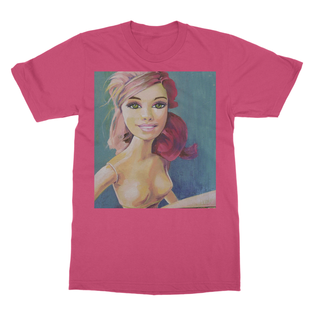 T-Shirt - barbie pink hair - Karen Ann Jones ~ artist