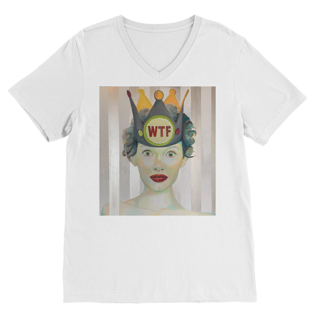 WTF Classic V-Neck T-Shirt - Karen Ann Jones ~ artist
