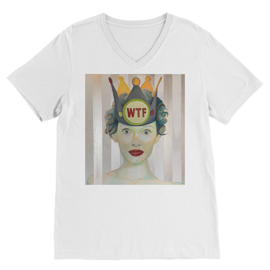 WTF Classic V-Neck T-Shirt - Karen Ann Jones ~ artist