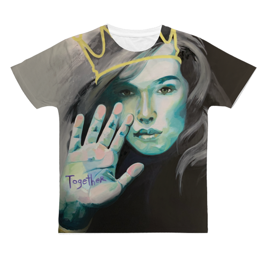 Together - Allover Adult T-Shirt - Karen Ann Jones ~ artist