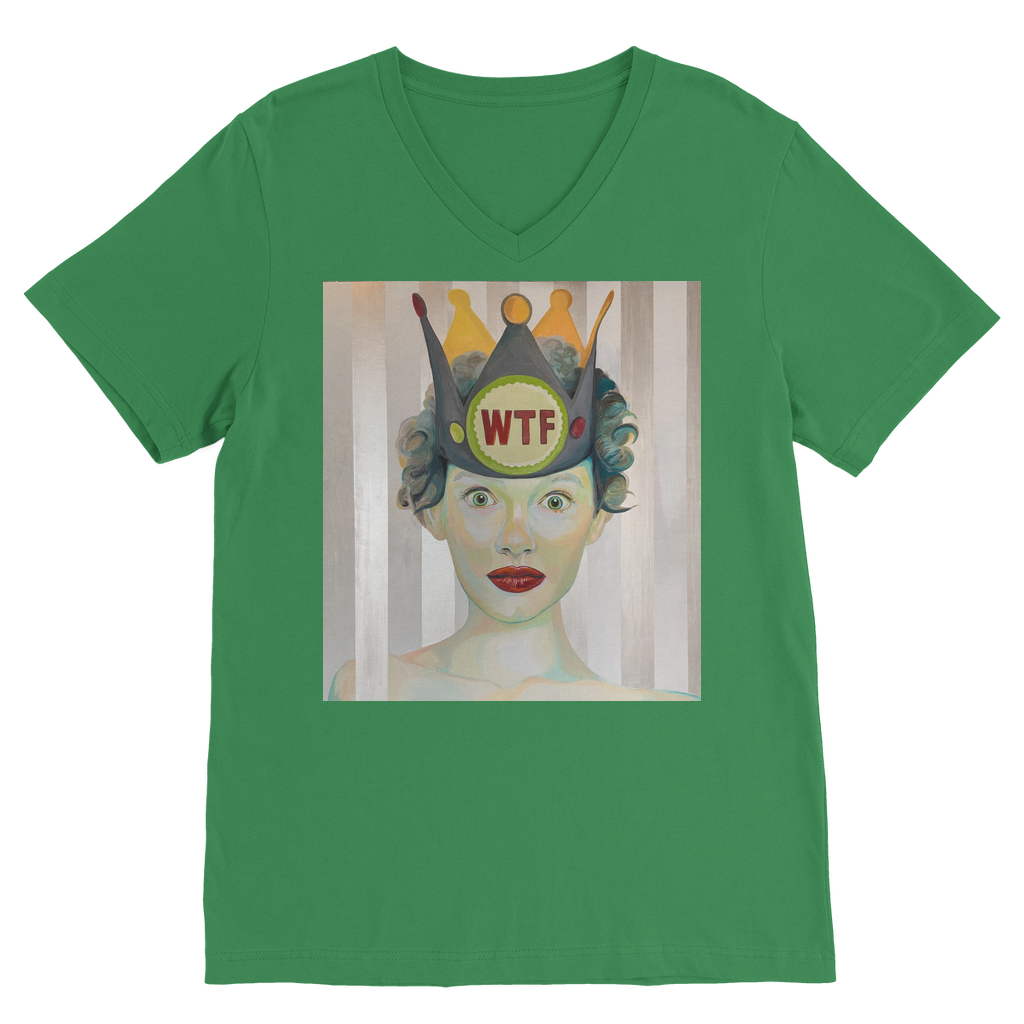 WTF Classic V-Neck T-Shirt - Karen Ann Jones ~ artist
