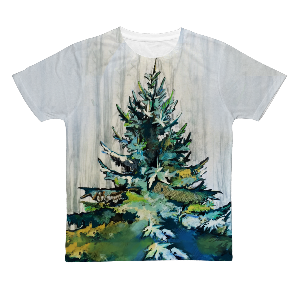 Winter Tree - Adult T-Shirt - Karen Ann Jones ~ artist