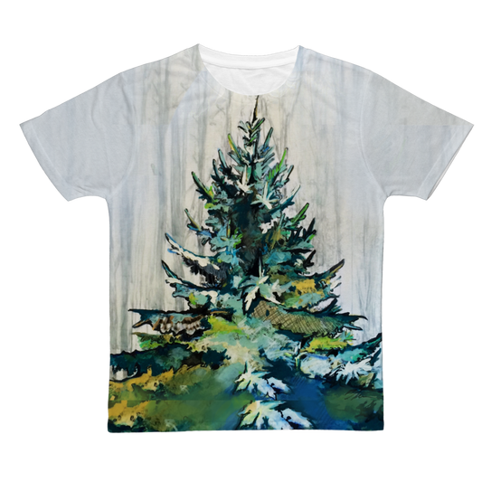 Winter Tree - Adult T-Shirt - Karen Ann Jones ~ artist