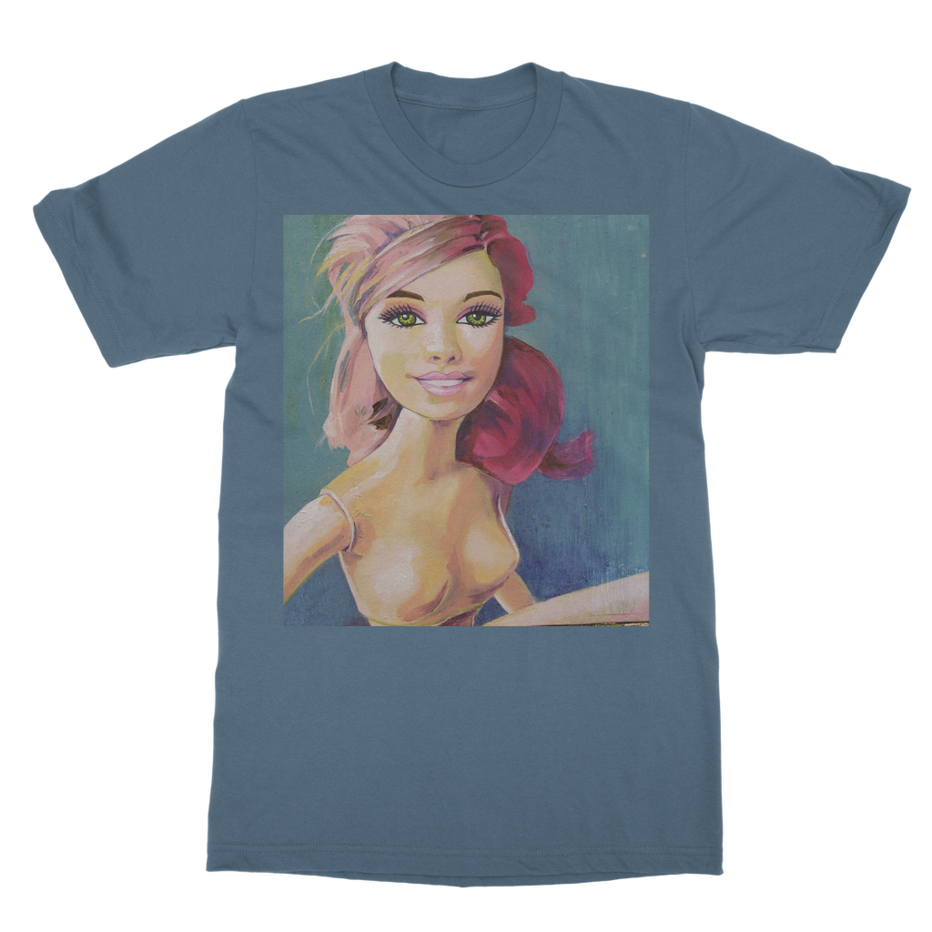 T-Shirt - barbie pink hair - Karen Ann Jones ~ artist