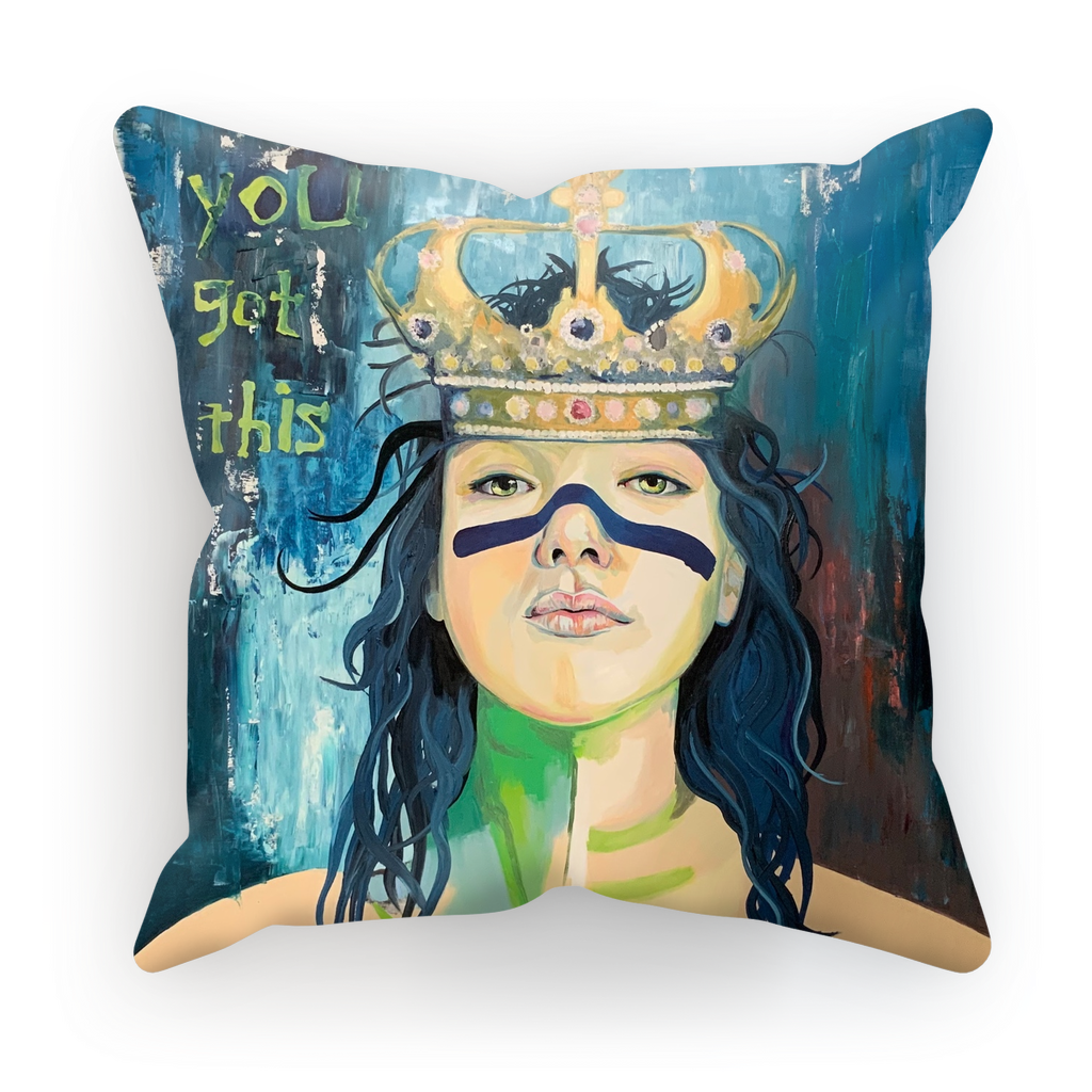 ‘You Got This’ Cushion Cover - Karen Ann Jones ~ artist