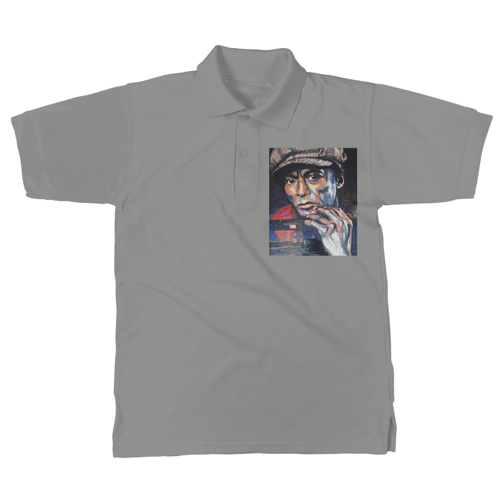 Miles Davis Classic Adult Polo Shirt - Karen Ann Jones ~ artist