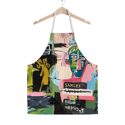 Basquiat Adult Apron - Karen Ann Jones ~ artist