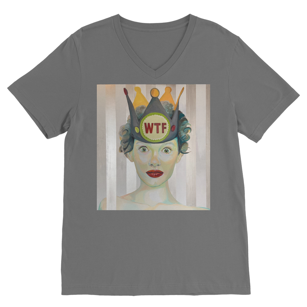 WTF Classic V-Neck T-Shirt - Karen Ann Jones ~ artist