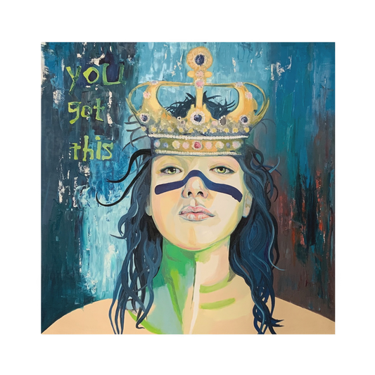 You Got This - Scarf - Karen Ann Jones ~ artist
