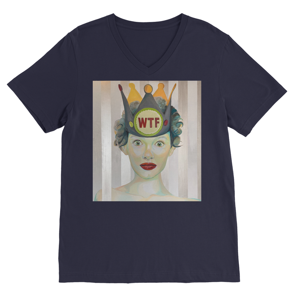 WTF Classic V-Neck T-Shirt - Karen Ann Jones ~ artist