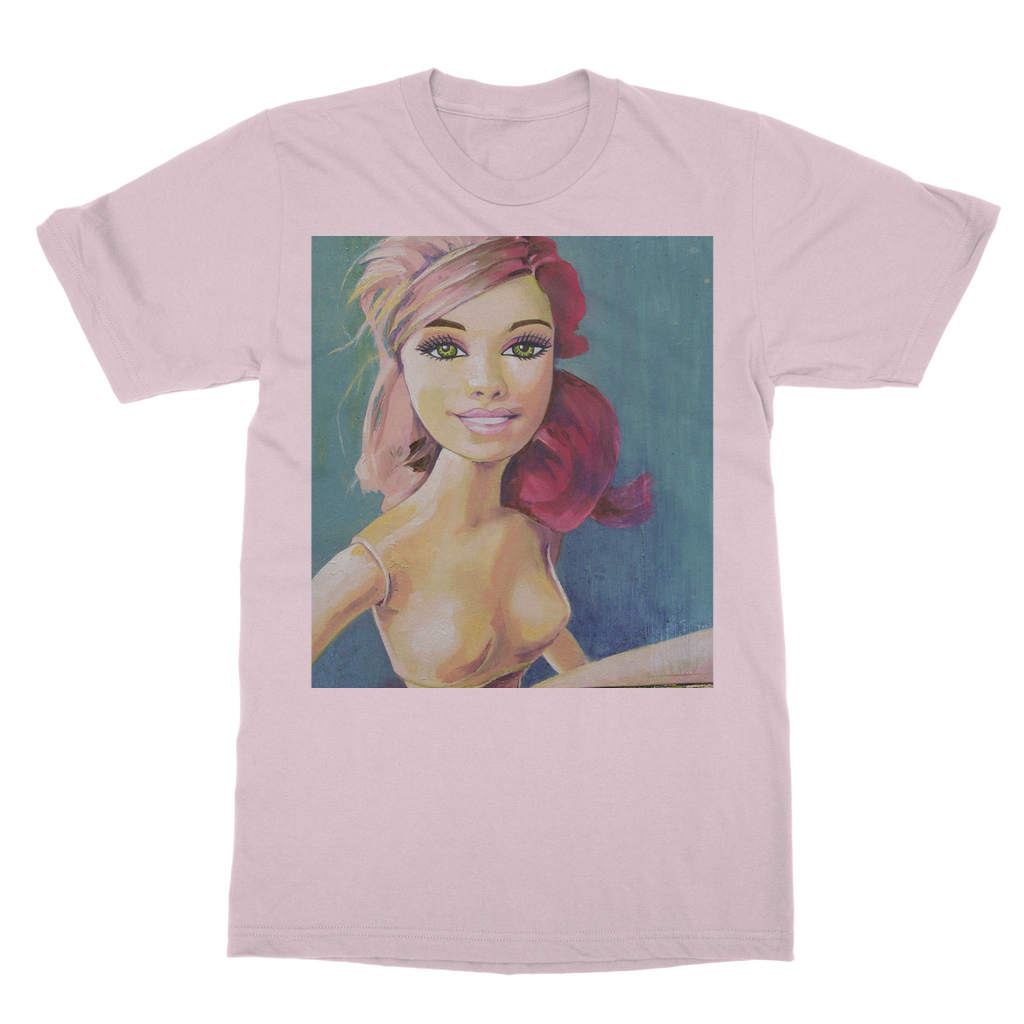 T-Shirt - barbie pink hair - Karen Ann Jones ~ artist