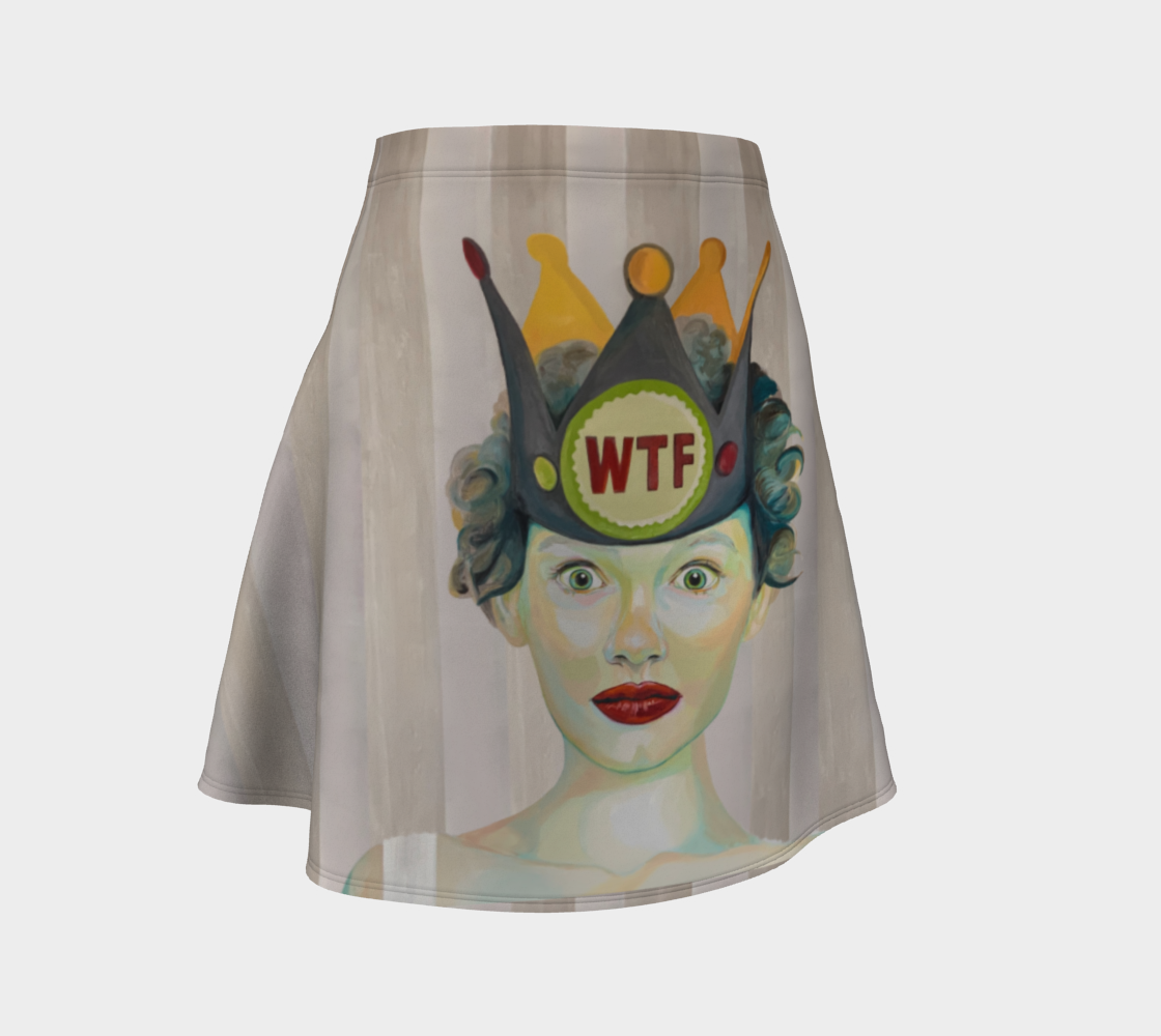 Flair skirt - WTF - Karen Ann Jones ~ artist