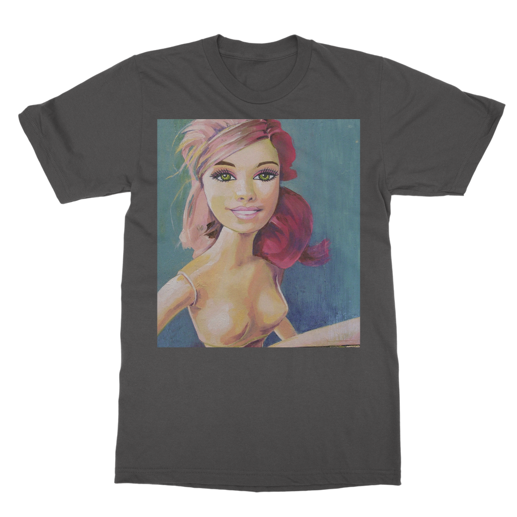 T-Shirt - barbie pink hair - Karen Ann Jones ~ artist