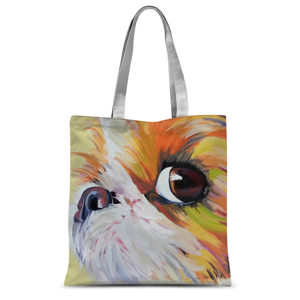 Tote / beach Bag - Eye Shih tzu not
