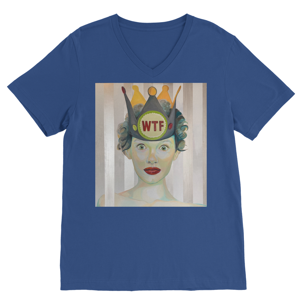 WTF Classic V-Neck T-Shirt - Karen Ann Jones ~ artist