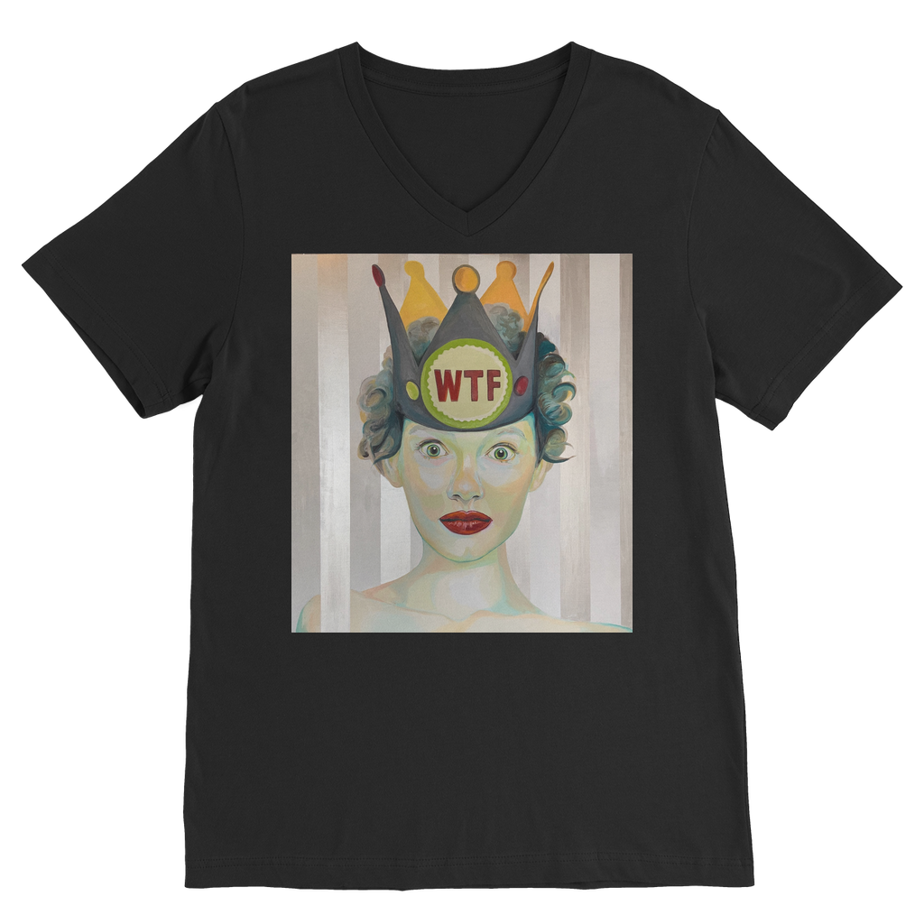 WTF Classic V-Neck T-Shirt - Karen Ann Jones ~ artist