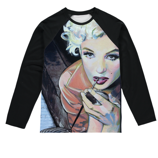 Marilyn Baseball Long Sleeve T-Shirt