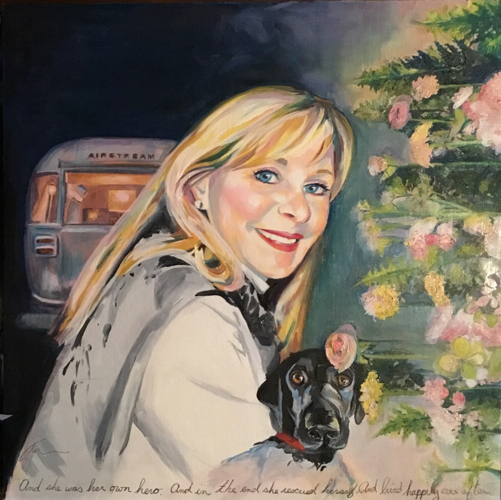 Oil Painting commission - Karen Ann Jones ~ artist