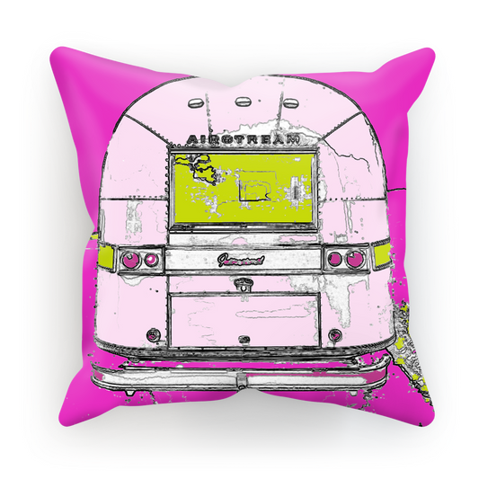 Pink Airstream Cushion Cover