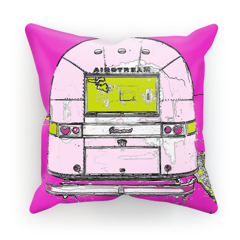 Pink Airstream Cushion Cover