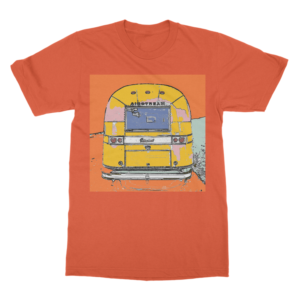 Orange Airstream Classic Adult T-Shirt