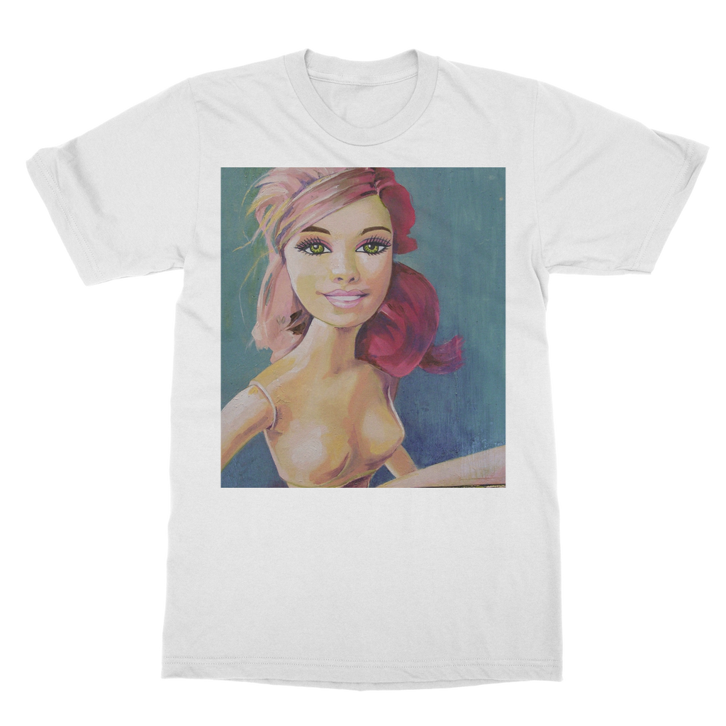 T-Shirt - barbie pink hair - Karen Ann Jones ~ artist