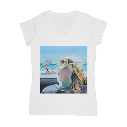 Beach Classic Women's V-Neck T-Shirt