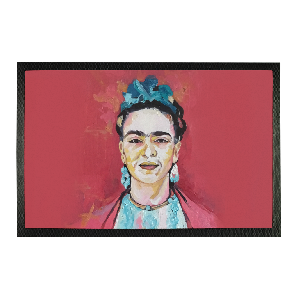 Frida Kahlo - Doormat - Karen Ann Jones ~ artist